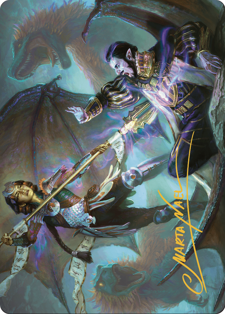 Huatli's Final Strike // Huatli's Final Strike  [The Lost Caverns of Ixalan Art Series] (Borderless)