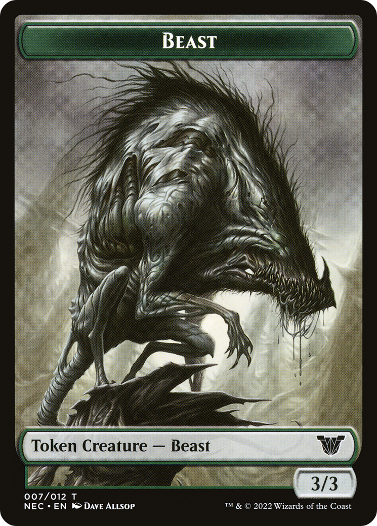 Beast  [Neon Dynasty Commander Tokens]