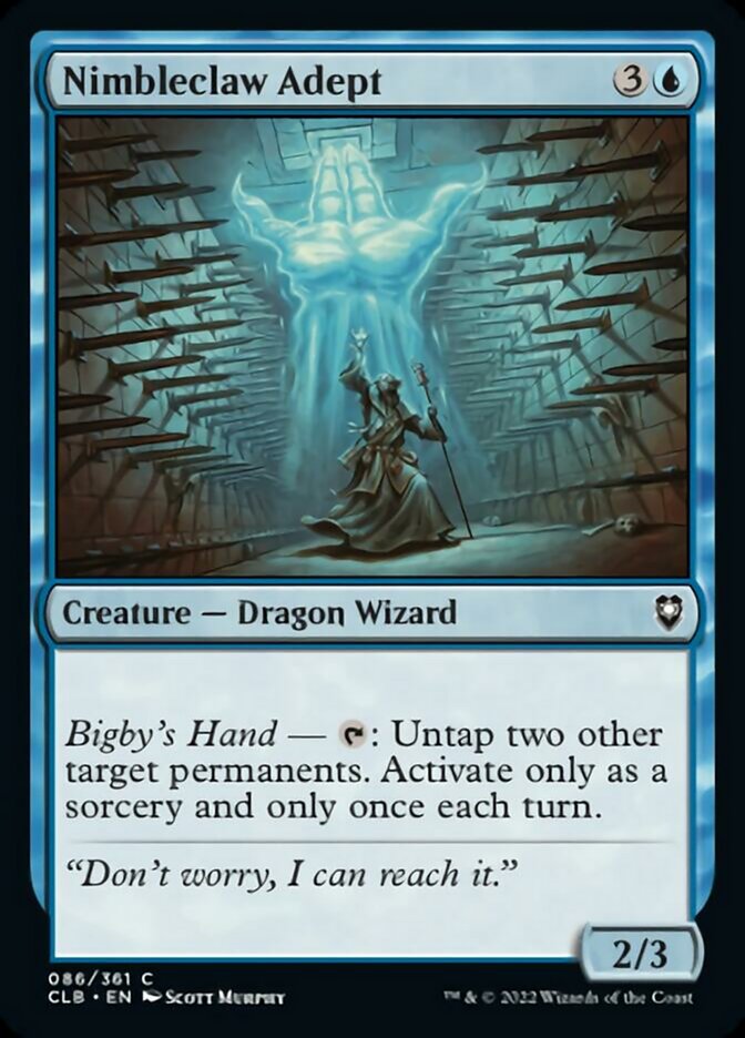 Nimbleclaw Adept [Commander Legends: Battle for Baldur's Gate] Foil