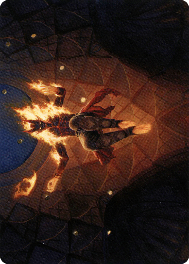 Yusri, Fortune's Flame // Yusri, Fortune's Flame  [Modern Horizons 2 Art Series] (Borderless) Foil