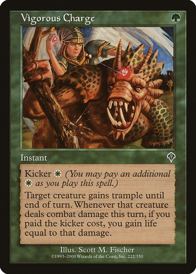 Vigorous Charge [Invasion] Foil