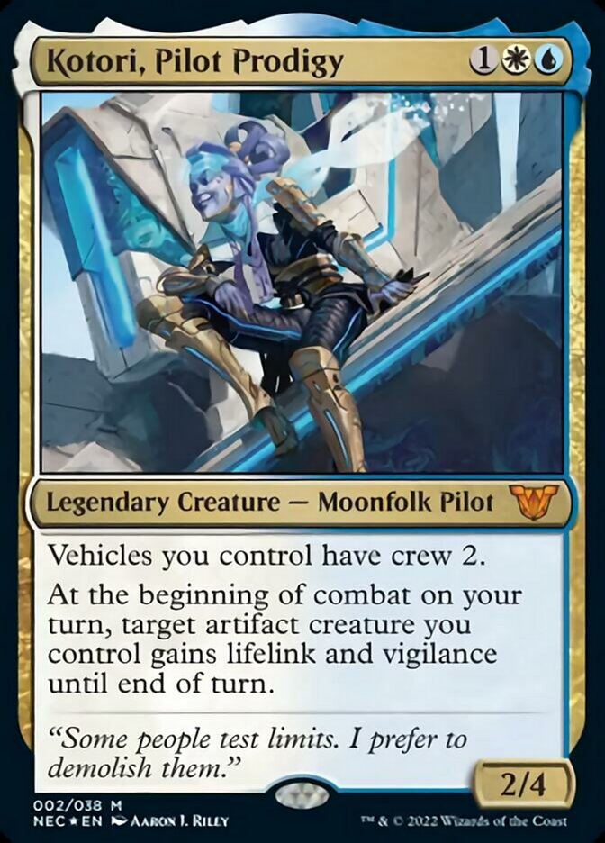 Kotori, Pilot Prodigy [Kamigawa: Neon Dynasty Commander] Foil