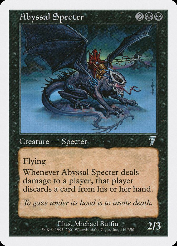 Abyssal Specter [Seventh Edition] Foil