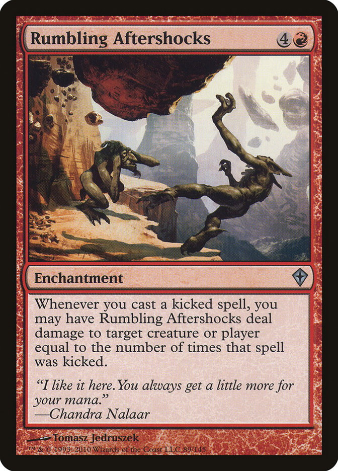 Rumbling Aftershocks [Worldwake] Foil