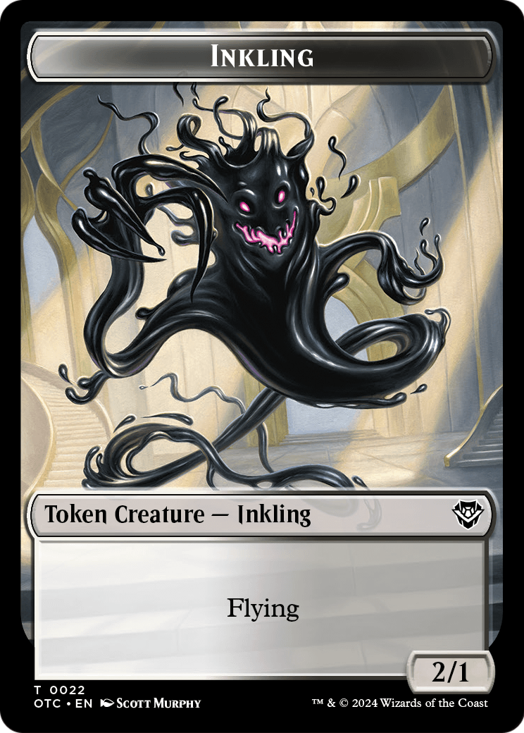 Inkling  [Outlaws of Thunder Junction Commander Tokens] Foil