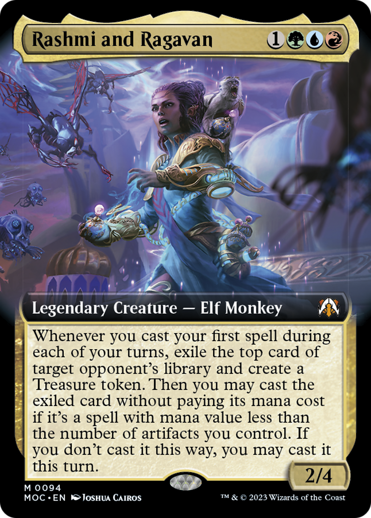 Rashmi and Ragavan (Extended Art) [March of the Machine Commander] Foil