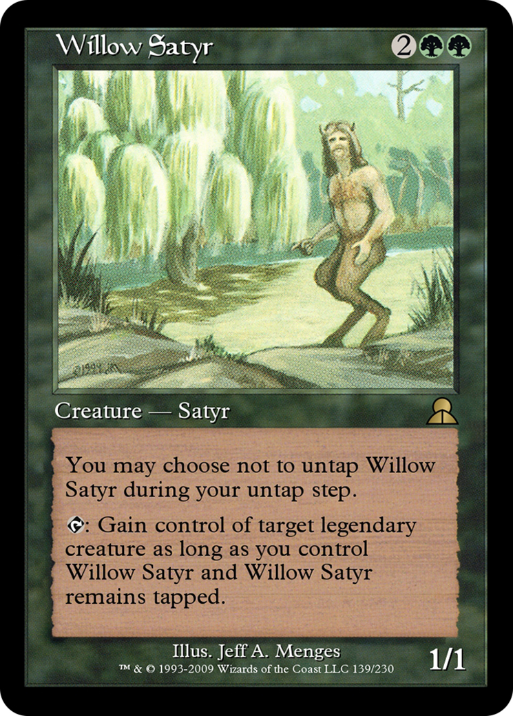 Willow Satyr  [Masters Edition III] Foil