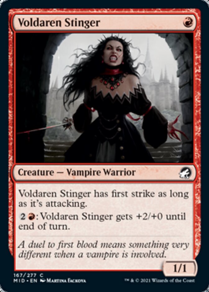 Voldaren Stinger [Innistrad: Midnight Hunt] Foil