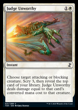 Judge Unworthy [Time Spiral Remastered] Foil