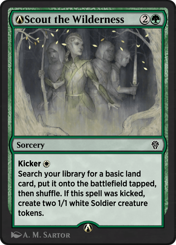 A-Scout the Wilderness  [Dominaria United]