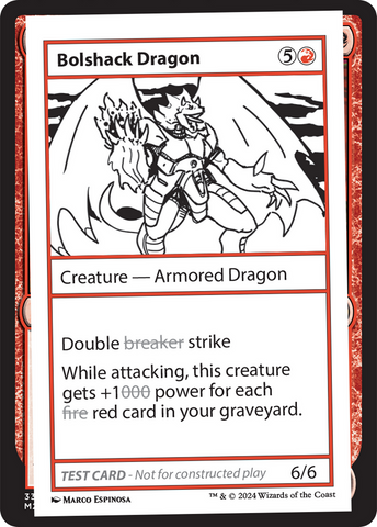 Bolshack Dragon [Mystery Booster 2 Playtest Cards]