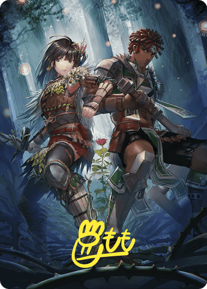 Defense of the Heart // Defense of the Heart  [Wilds of Eldraine Art Series] (Borderless)