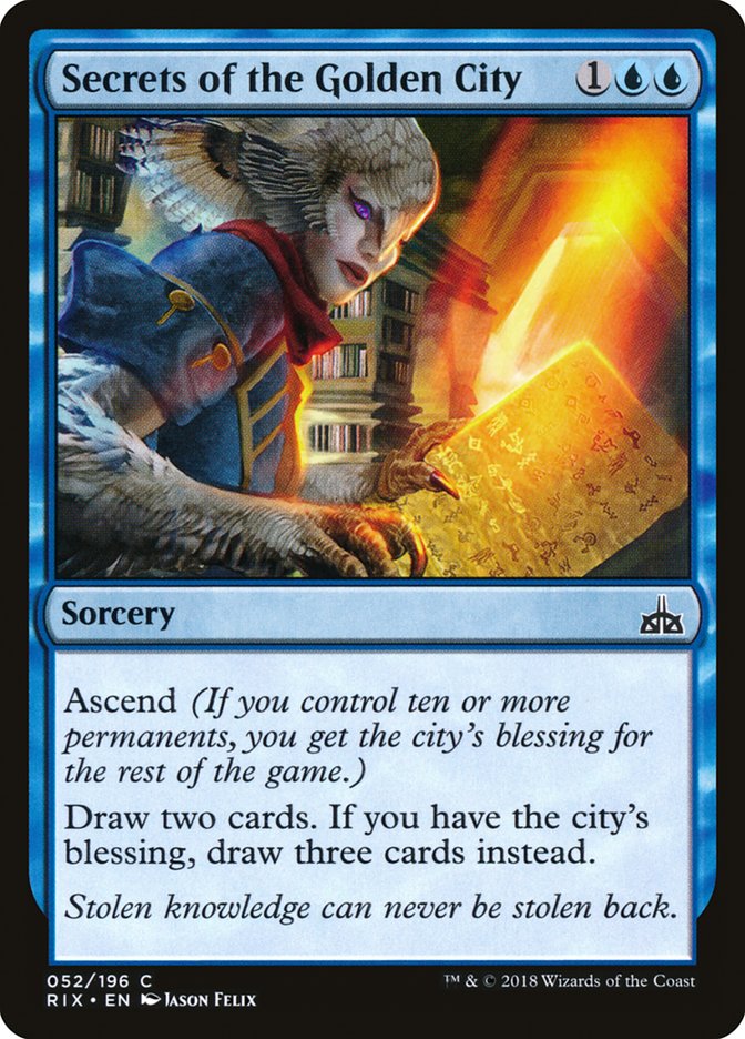 Secrets of the Golden City [Rivals of Ixalan] Foil