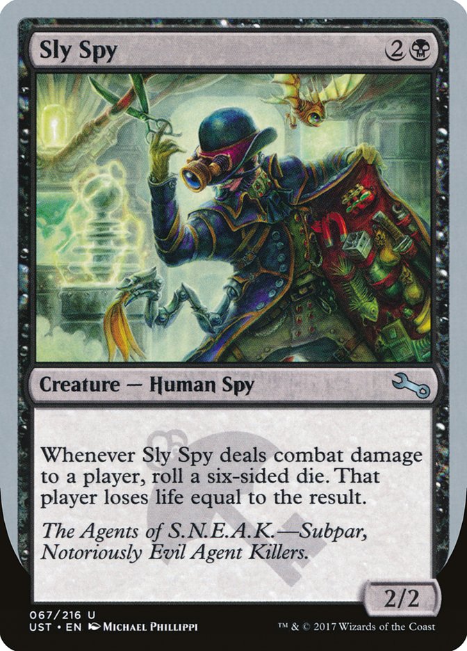 Sly Spy ("Subpar, Notoriously Evil Agent Killers") [Unstable] Foil