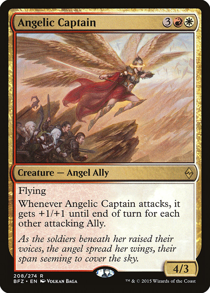 Angelic Captain [Battle for Zendikar] Foil