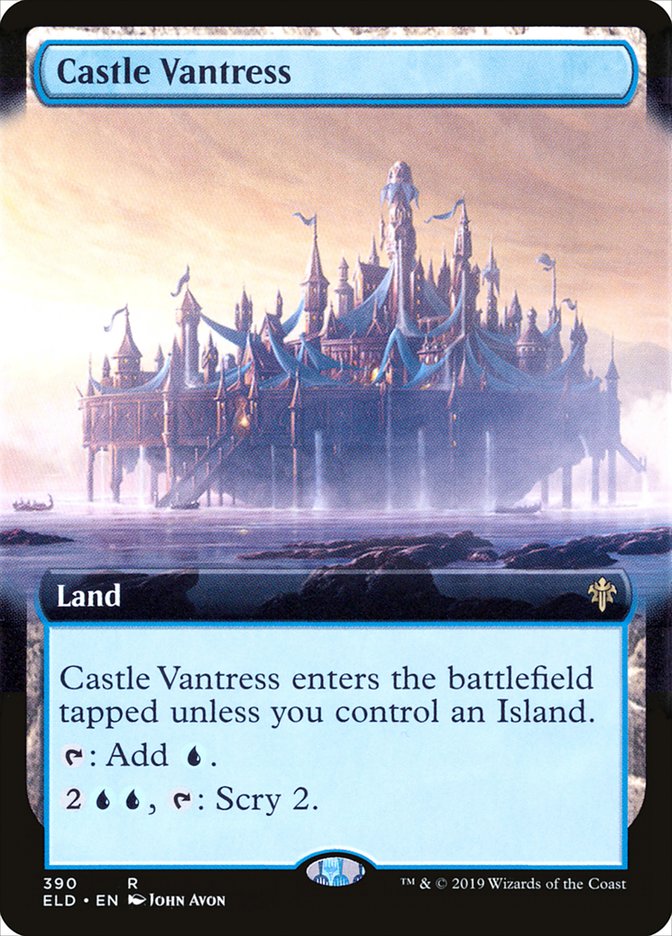 Castle Vantress (Extended Art) [Throne of Eldraine] Foil