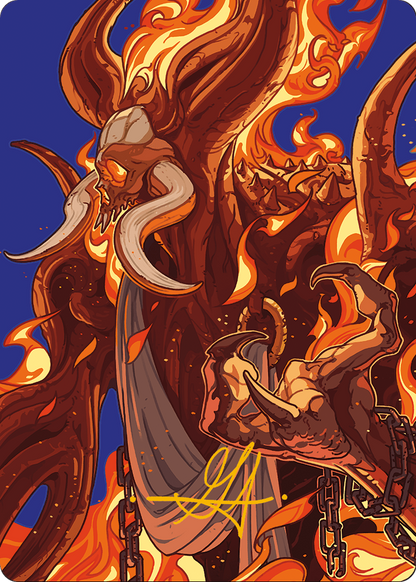 Phlage, Titan of Fire's Fury // Phlage, Titan of Fire's Fury  [Modern Horizons 3 Art Series] (Borderless) Foil