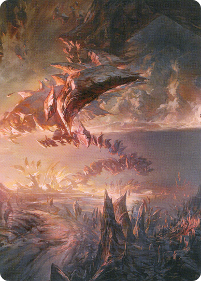 Needleverge Pathway // Needleverge Pathway  [Zendikar Rising Art Series] (Borderless) Foil