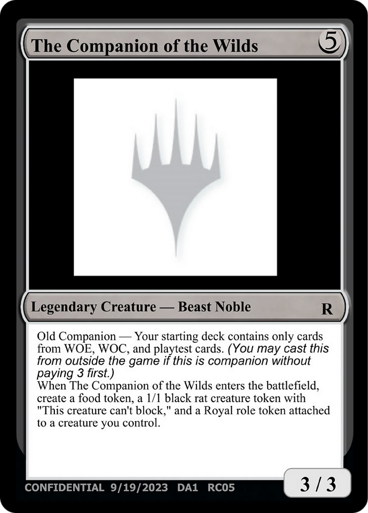The Companion of the Wilds  [Unknown Event]