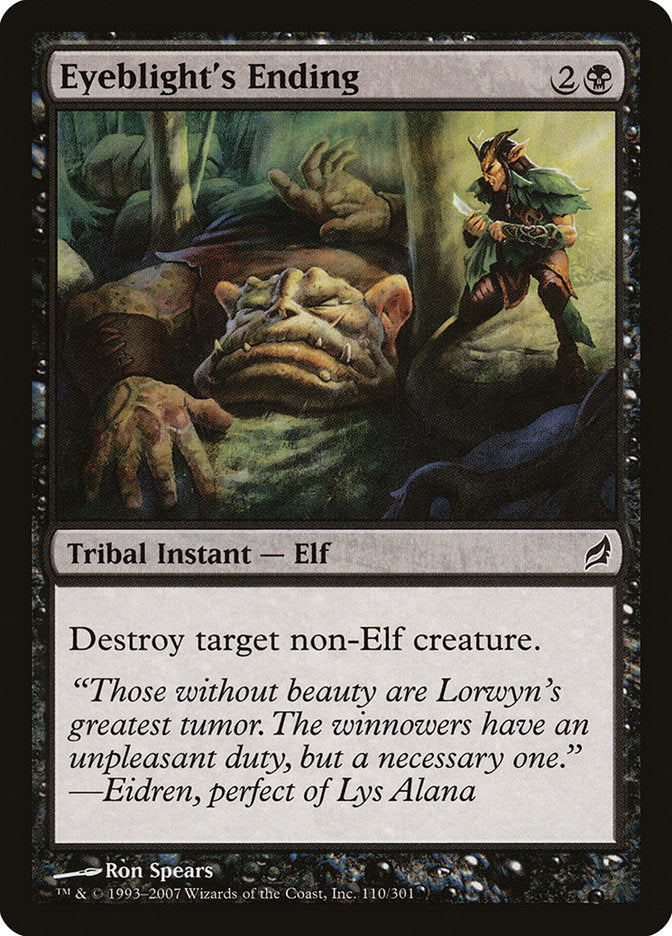 Eyeblight's Ending [Lorwyn] Foil