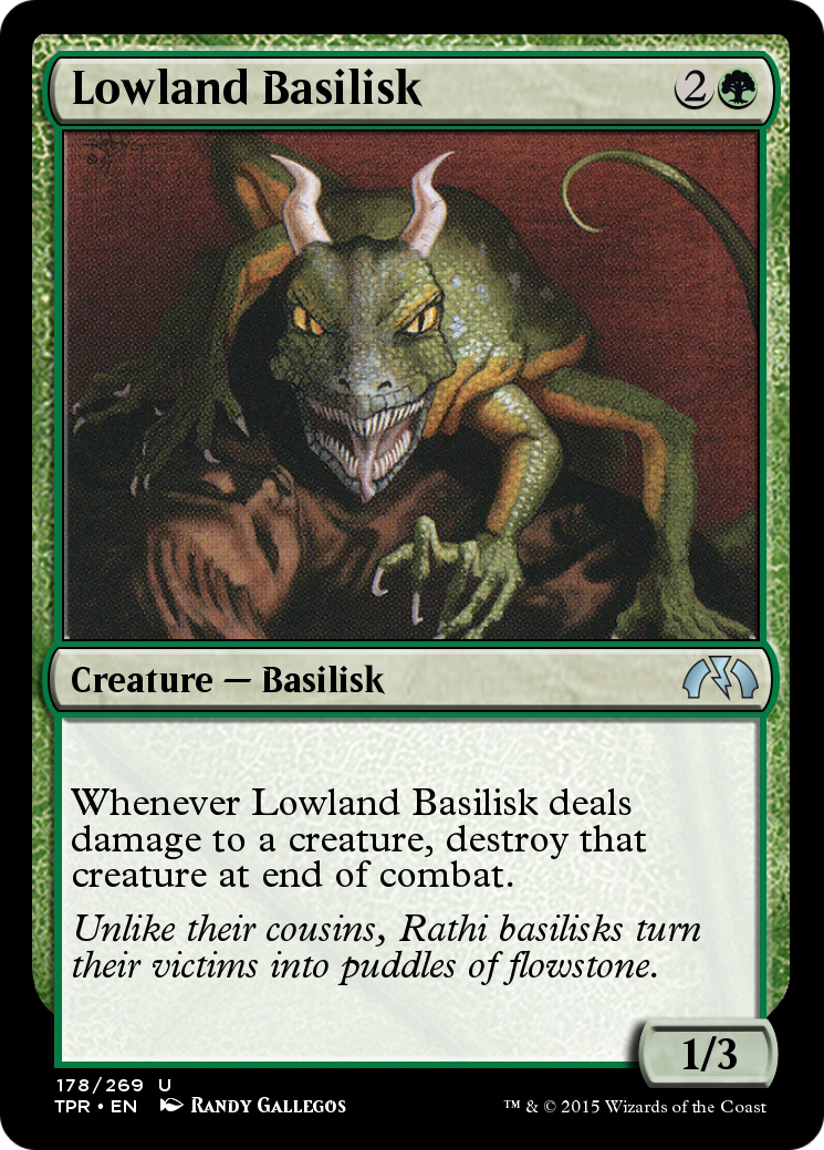 Lowland Basilisk  [Tempest Remastered] Foil