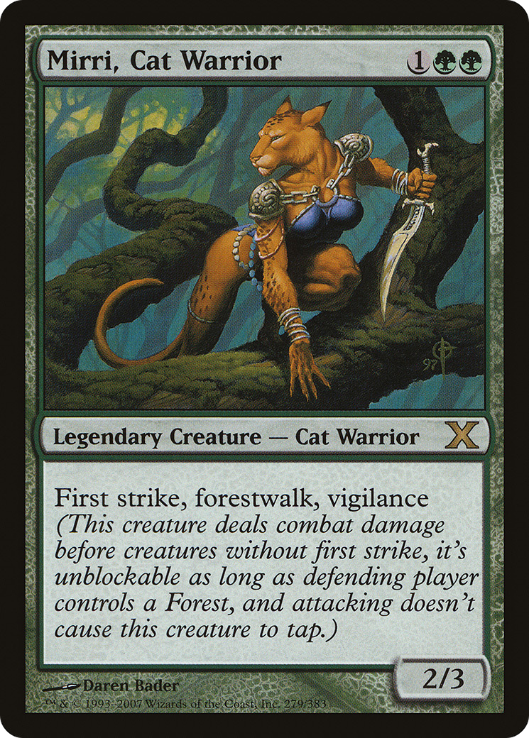 Mirri, Cat Warrior  [Tenth Edition]