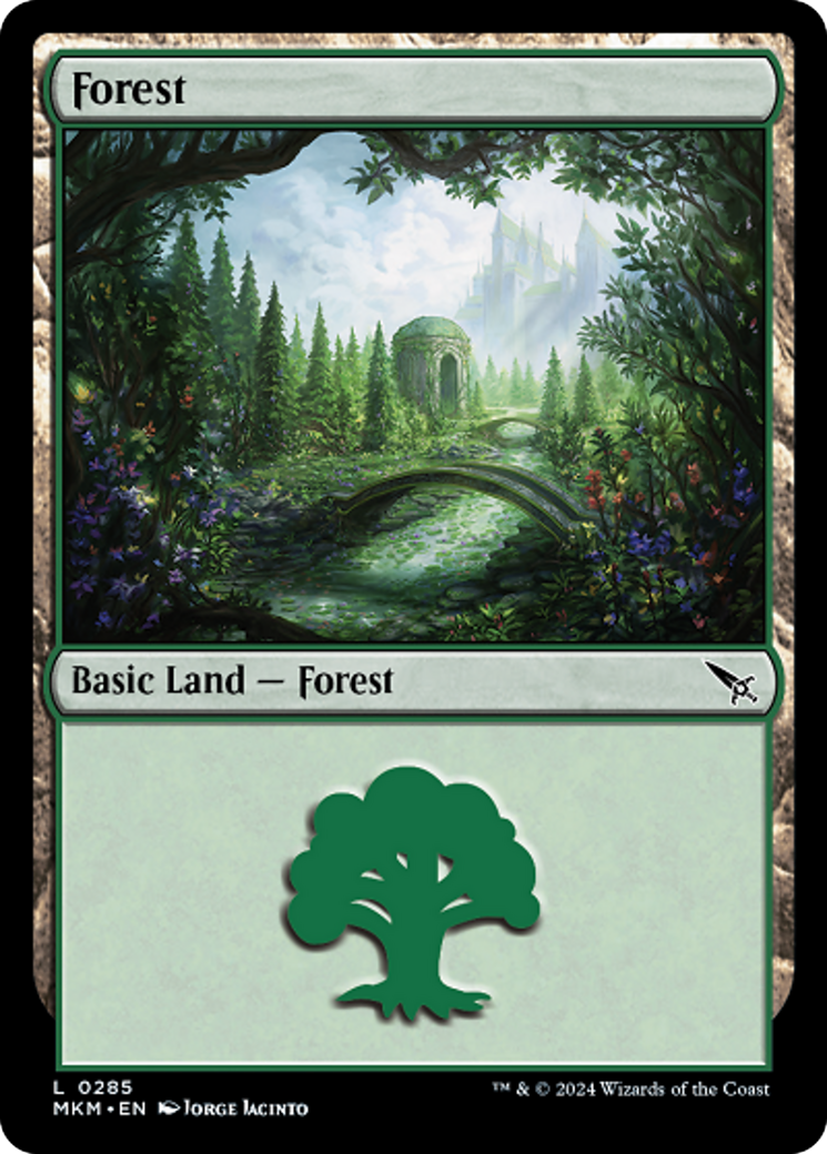 Forest (0285) [Murders at Karlov Manor] Foil
