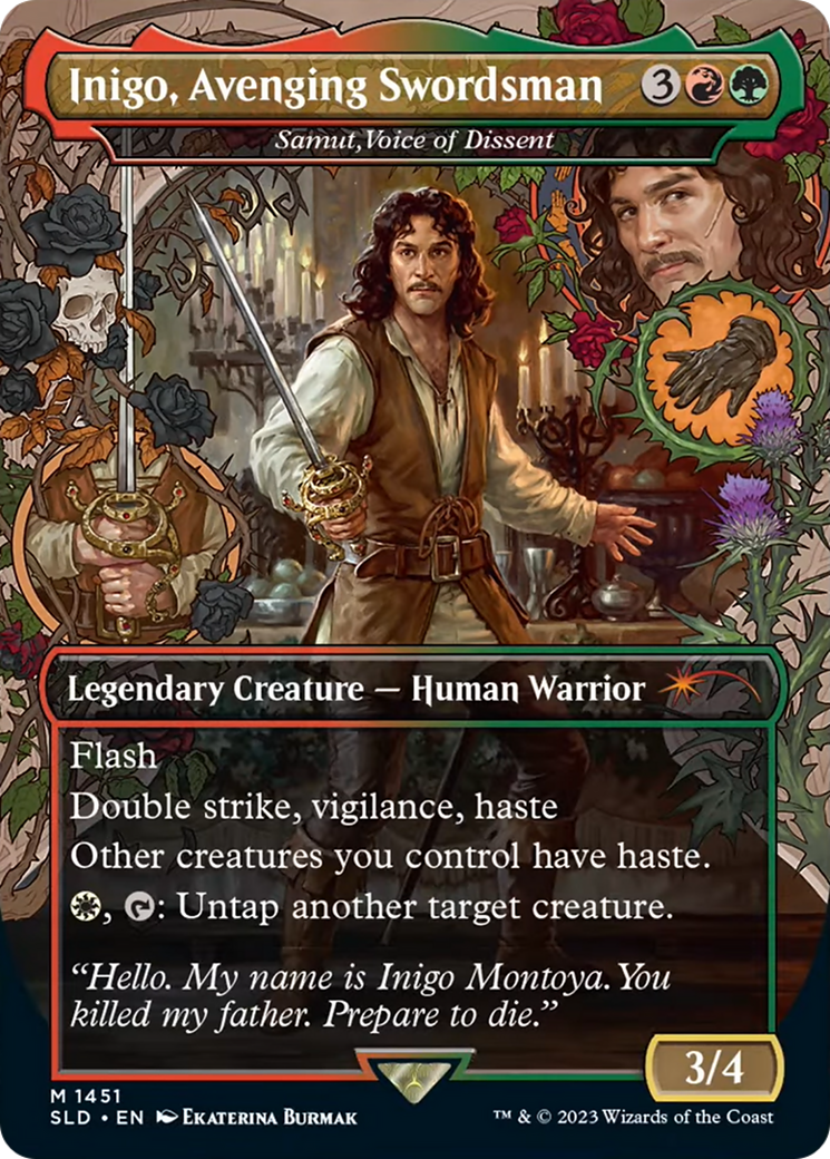 Inigo, Avenging Swordsman - Samut, Voice of Dissent [Secret Lair Drop Series] Foil