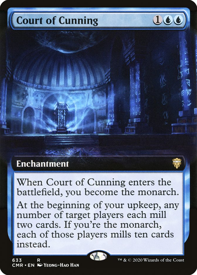 Court of Cunning (Extended Art) [Commander Legends] Foil