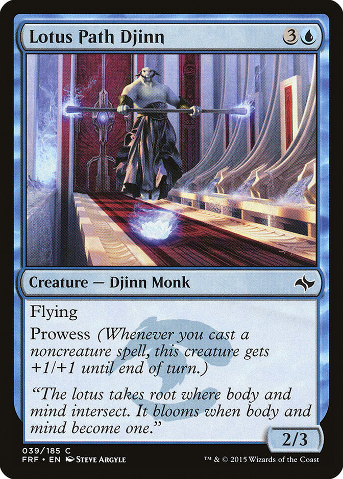 Lotus Path Djinn [Fate Reforged] Foil