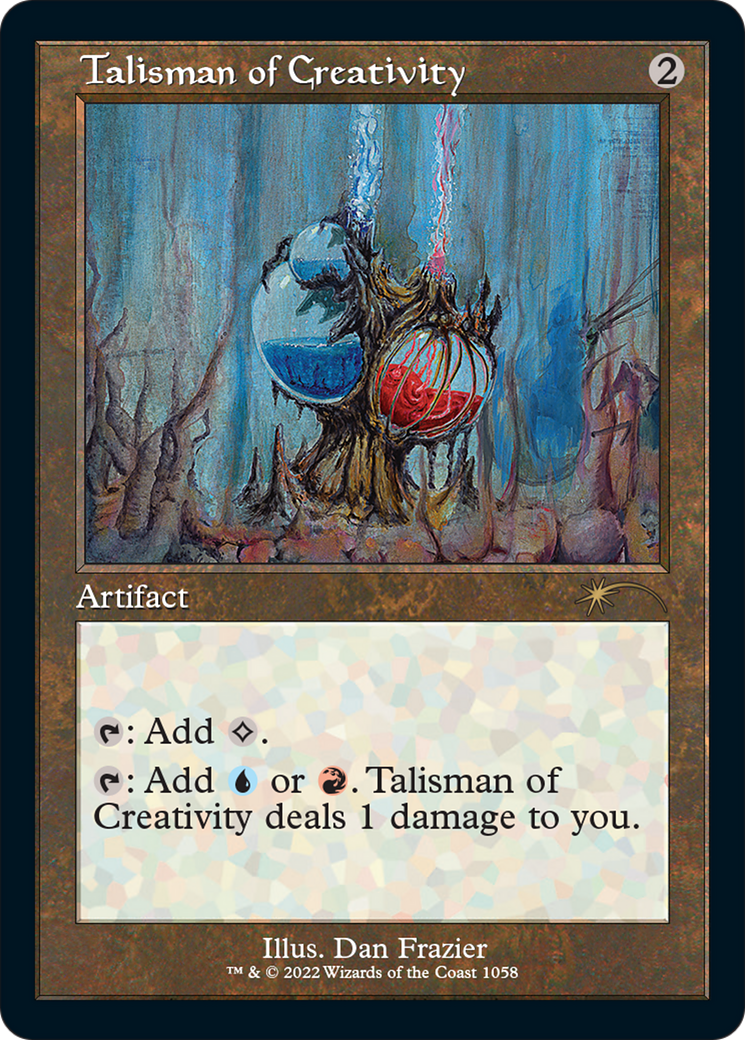 Talisman of Creativity  [Secret Lair Drop] Etched Foil