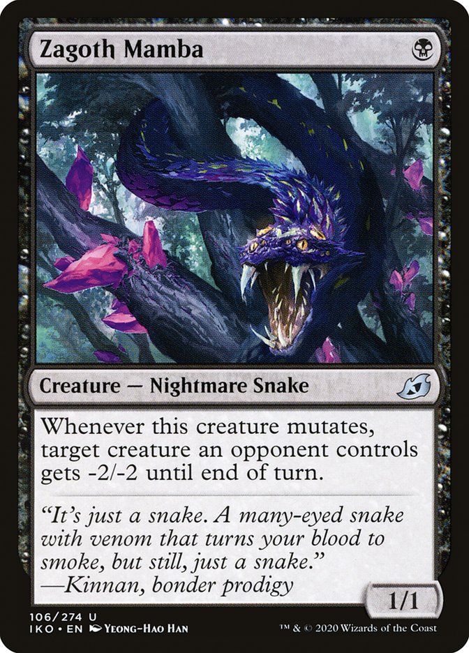 Zagoth Mamba [Ikoria: Lair of Behemoths] Foil