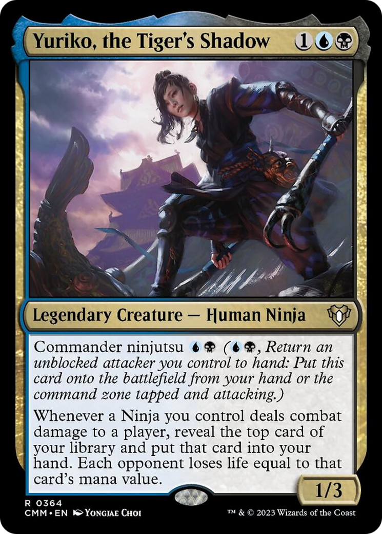 Yuriko, the Tiger's Shadow [Commander Masters] Foil