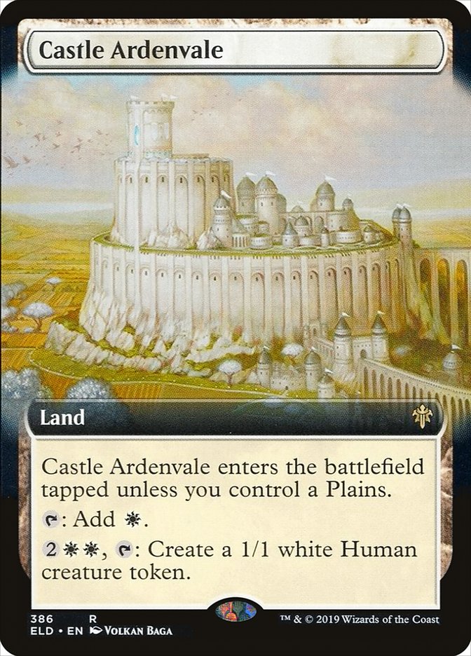 Castle Ardenvale (Extended Art) [Throne of Eldraine] Foil