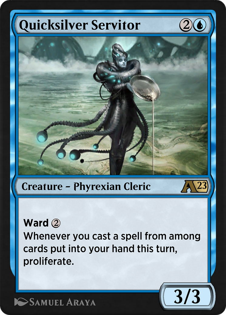 Quicksilver Servitor  [Alchemy: Phyrexia]