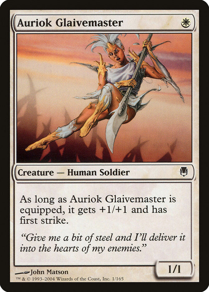 Auriok Glaivemaster [Darksteel] Foil