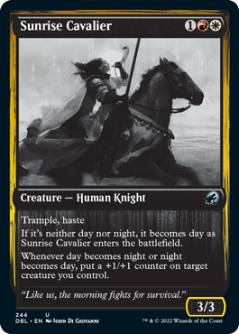 Sunrise Cavalier [Innistrad: Double Feature] Foil