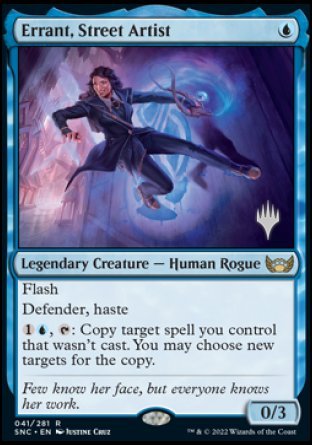 Errant, Street Artist (Promo Pack) [Streets of New Capenna Promos] Foil