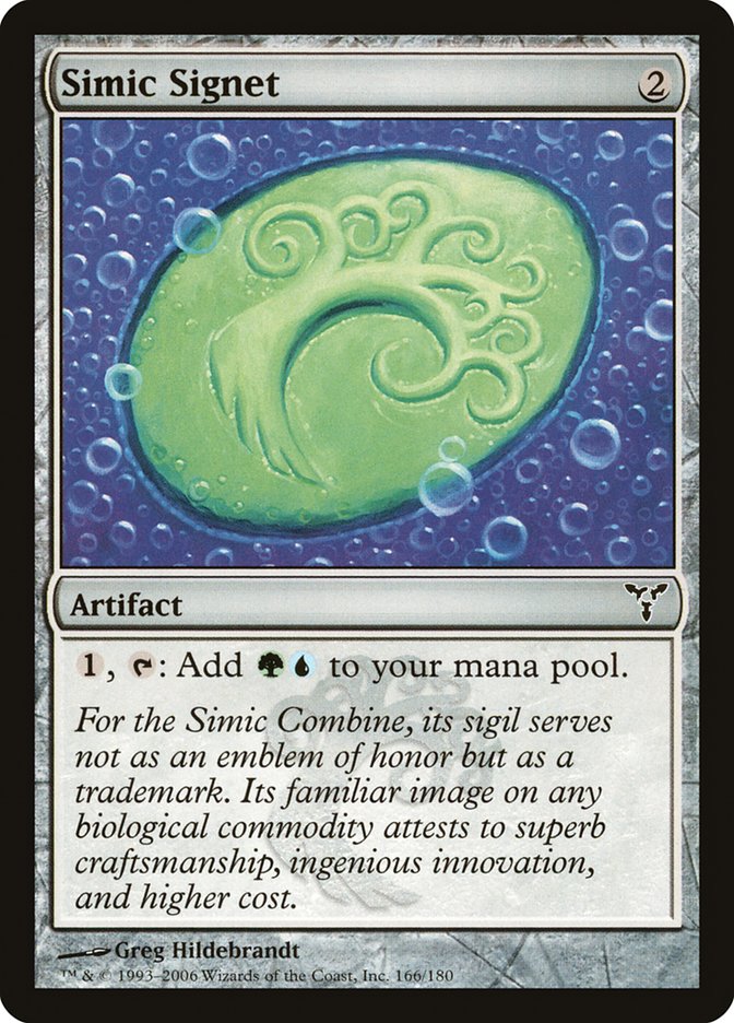 Simic Signet [Dissension] Foil