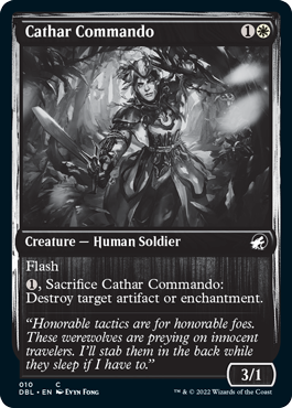 Cathar Commando [Innistrad: Double Feature] Foil