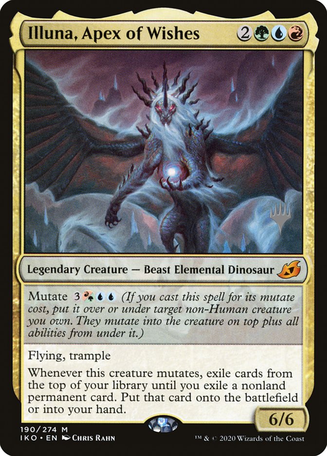 Illuna, Apex of Wishes (Promo Pack) [Ikoria: Lair of Behemoths Promos] Foil