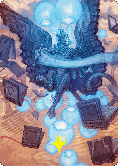 Sphinx of Forgotten Lore // Sphinx of Forgotten Lore  [Foundations Art Series] (Borderless) Foil