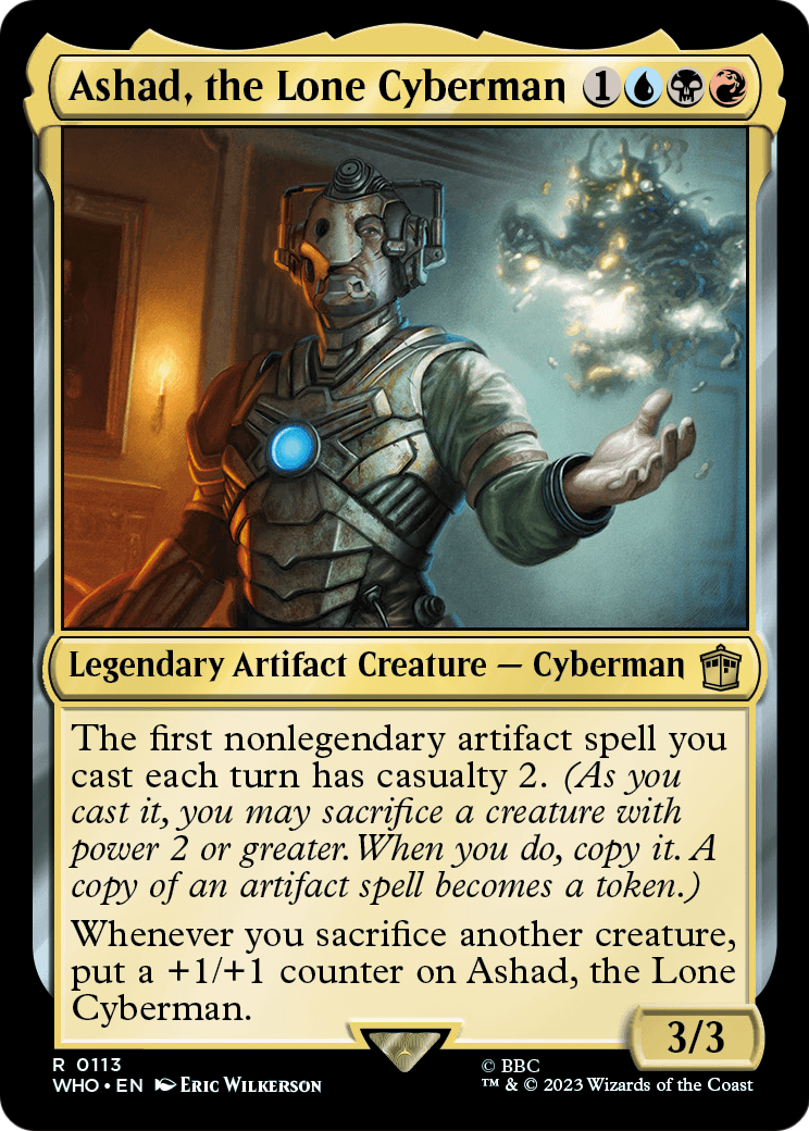 Ashad, the Lone Cyberman [Doctor Who] Foil