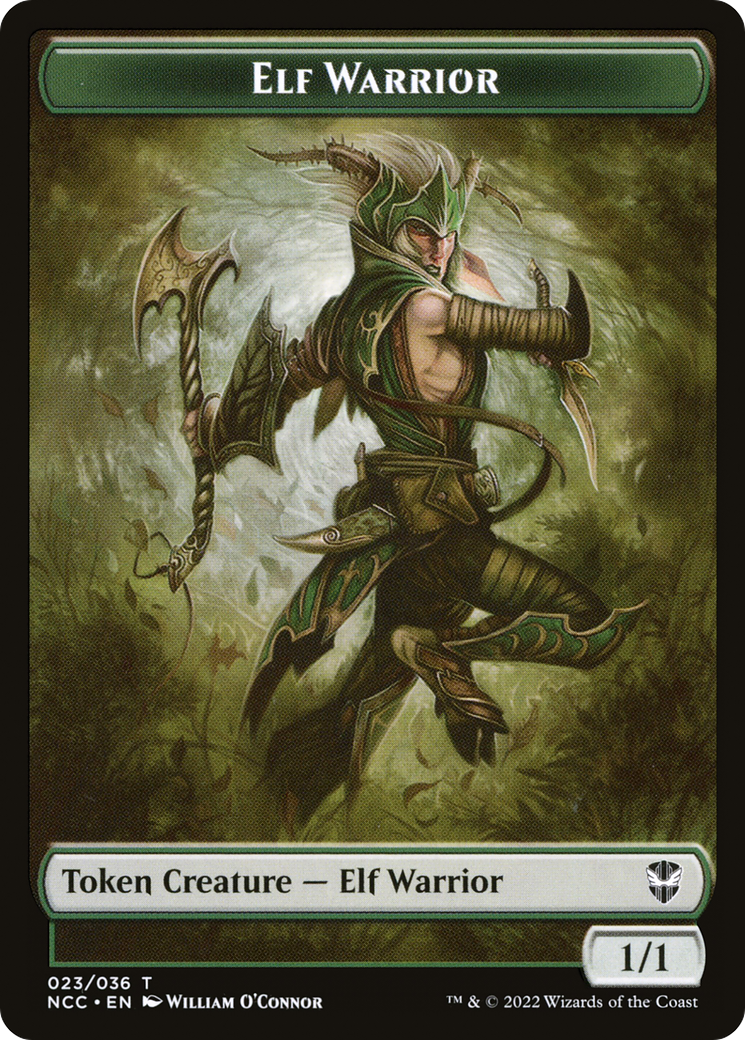 Elf Warrior  [New Capenna Commander Tokens] Foil