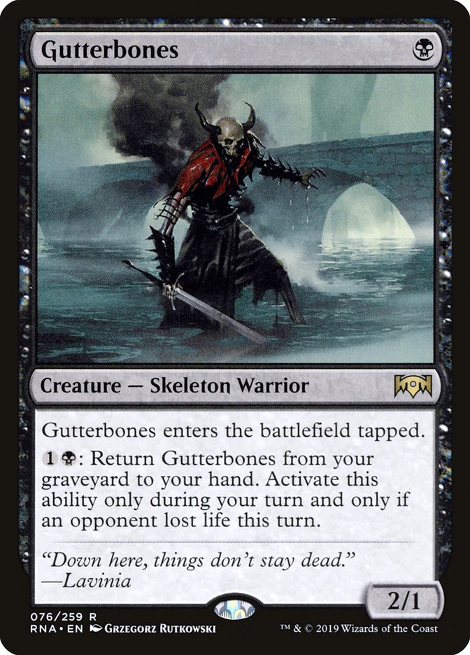 Gutterbones [Ravnica Allegiance] Foil