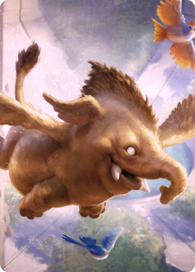 Lulu, Loyal Hollyphant // Lulu, Loyal Hollyphant  [Battle for Baldur's Gate Art Series] (Borderless)