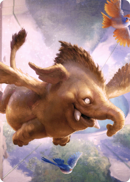 Lulu, Loyal Hollyphant // Lulu, Loyal Hollyphant  [Battle for Baldur's Gate Art Series] (Borderless) Foil