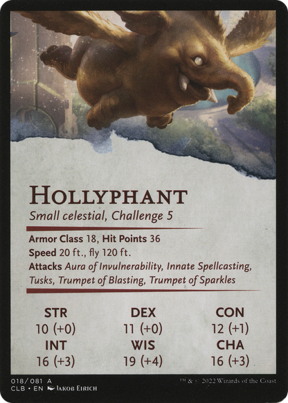 Lulu, Loyal Hollyphant // Lulu, Loyal Hollyphant  [Battle for Baldur's Gate Art Series] (Borderless)