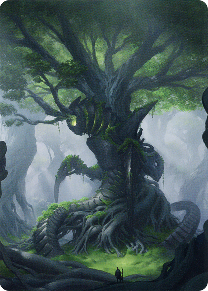 Forest // Forest  [The Brothers' War Art Series] (Borderless) Foil