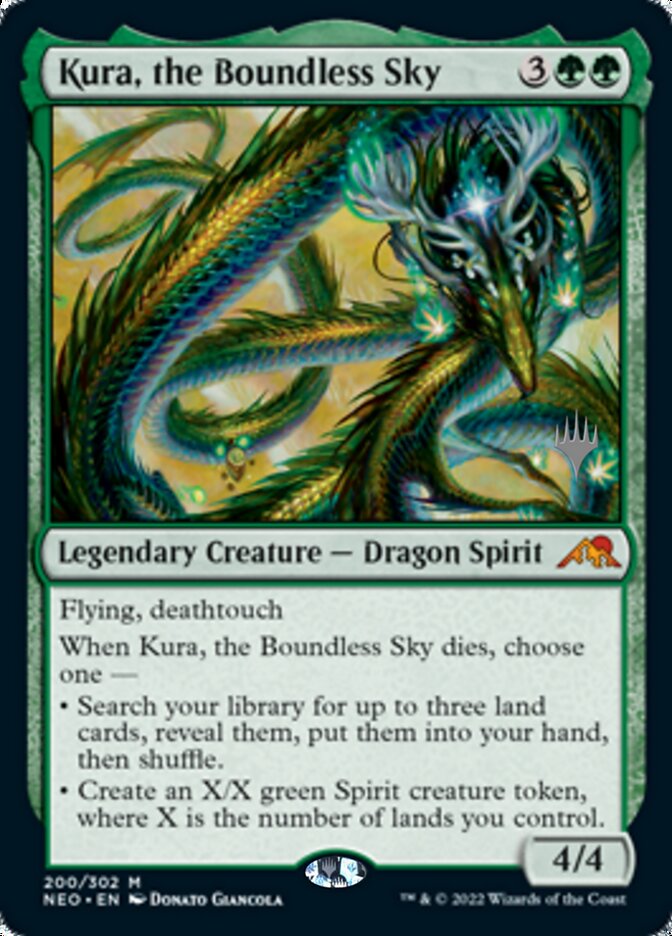 Kura, the Boundless Sky (Promo Pack) [Kamigawa: Neon Dynasty Promos] Foil